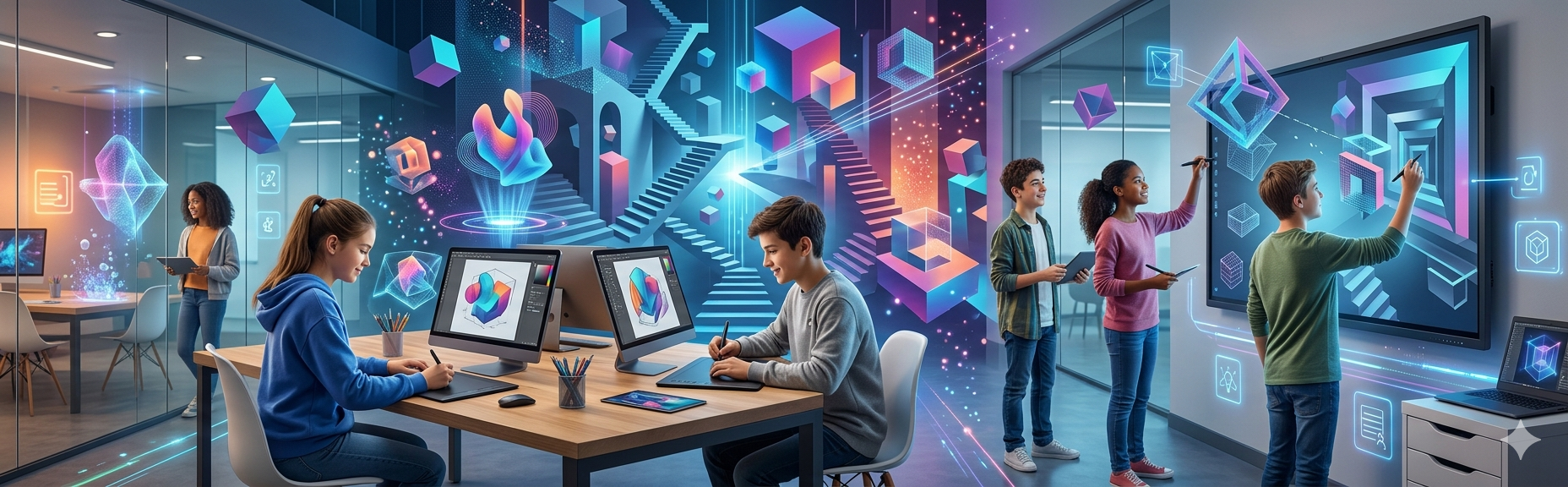 Arte em Movimento - Perspetiva, Ilusão & Criatividade Digital